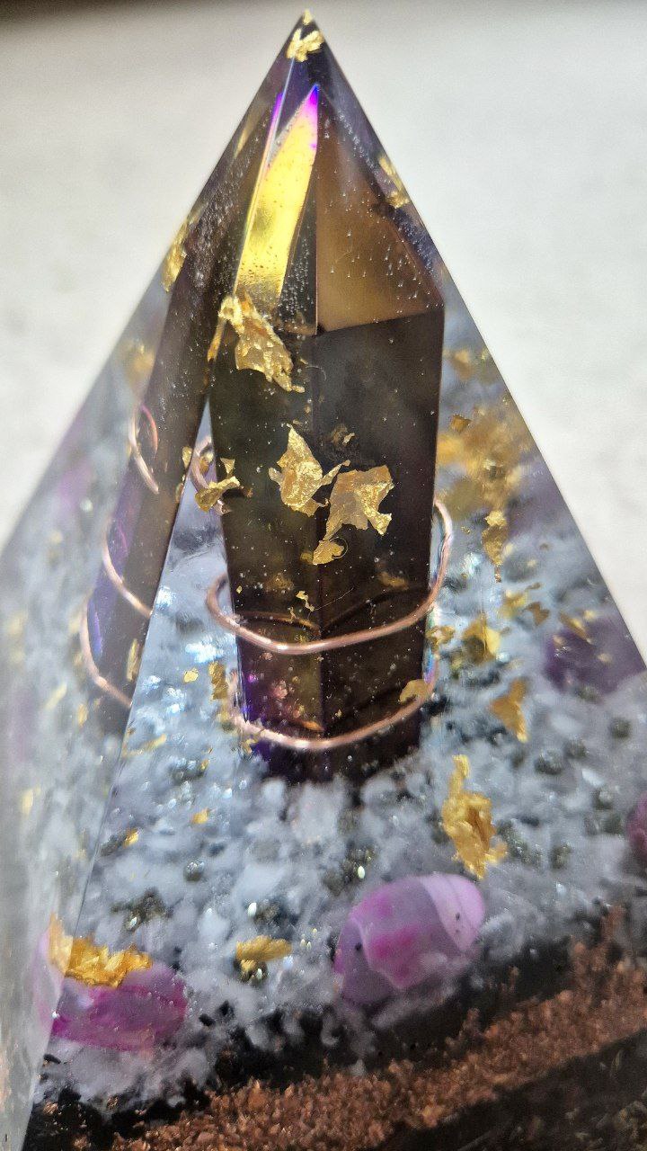 Orgonit Titan-Aura-Pink - ca. 2,2 kg