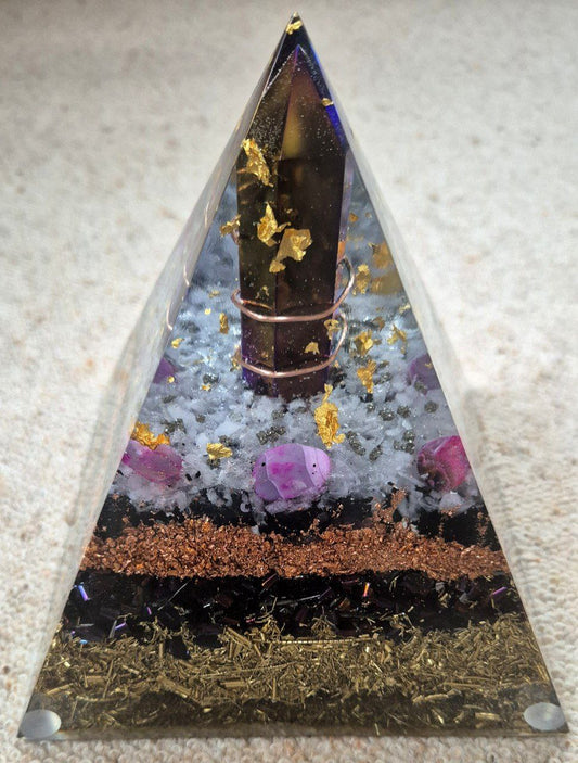 Orgonit Titan-Aura-Pink - ca. 2,2 kg