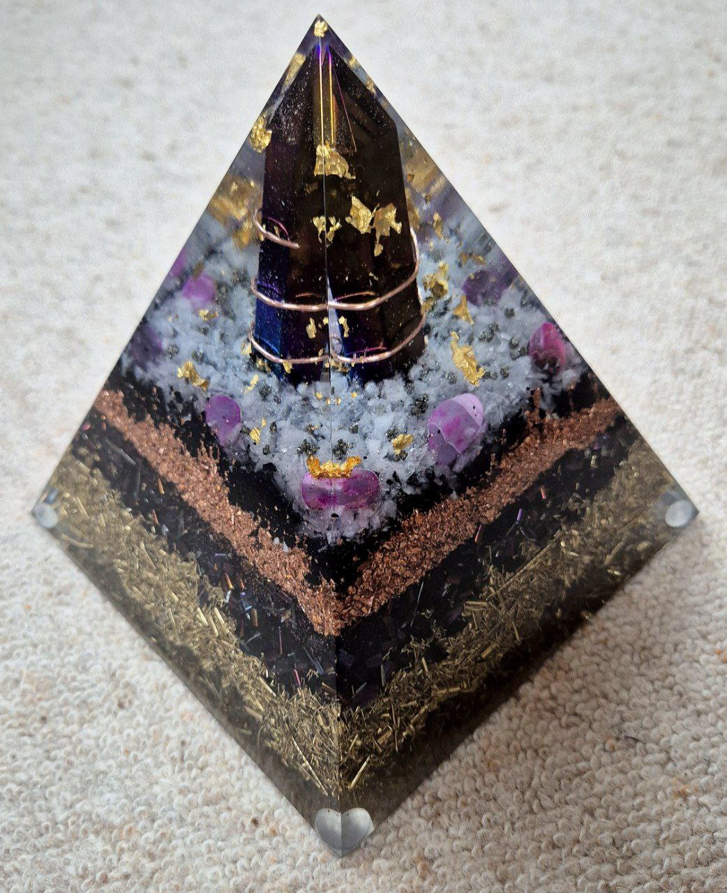 Orgonit Titan-Aura-Pink - ca. 2,2 kg