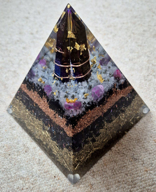 Orgonit Titan-Aura-Pink - ca. 2,2 kg